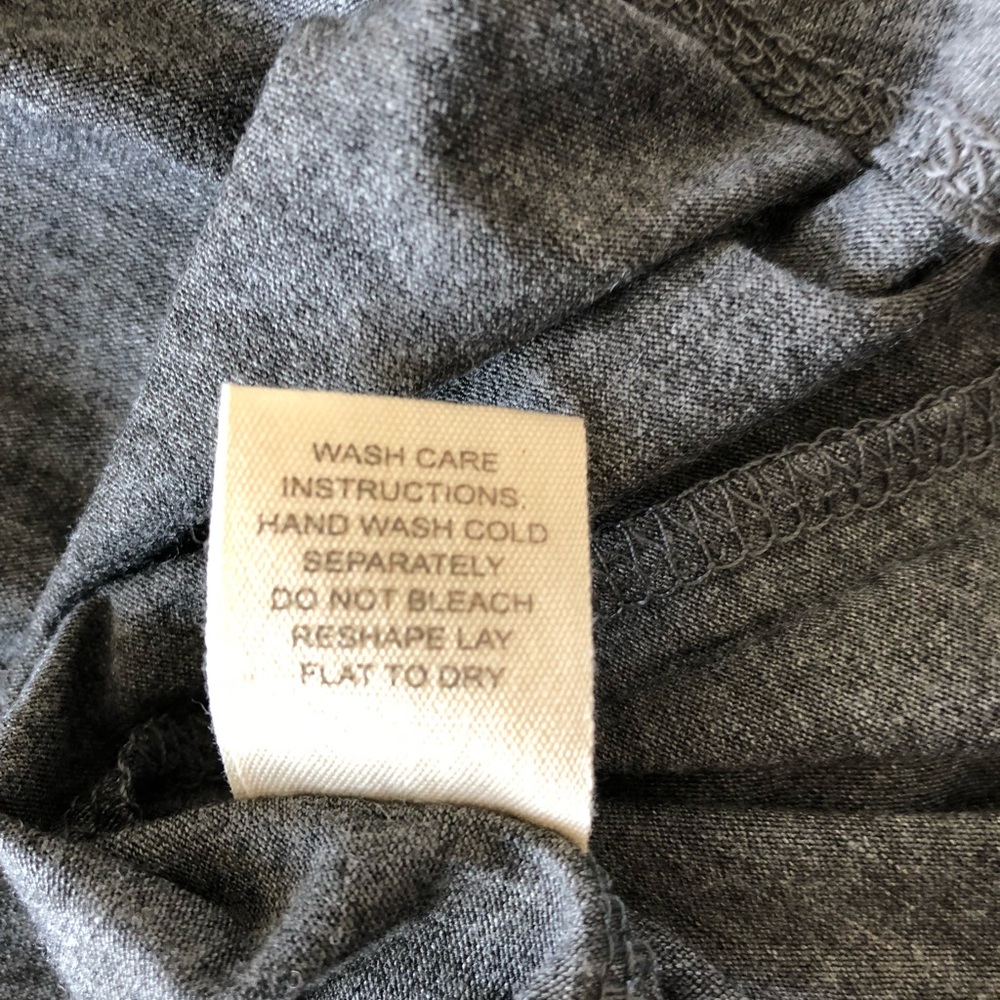 Me & You Womens Top Lace Black Back Gray 3/4  1X - Picture 7 of 7